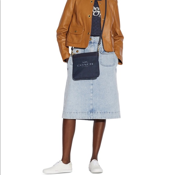 Coach Bags Coach Kitt Denim Jacquard Crossbody Poshmark